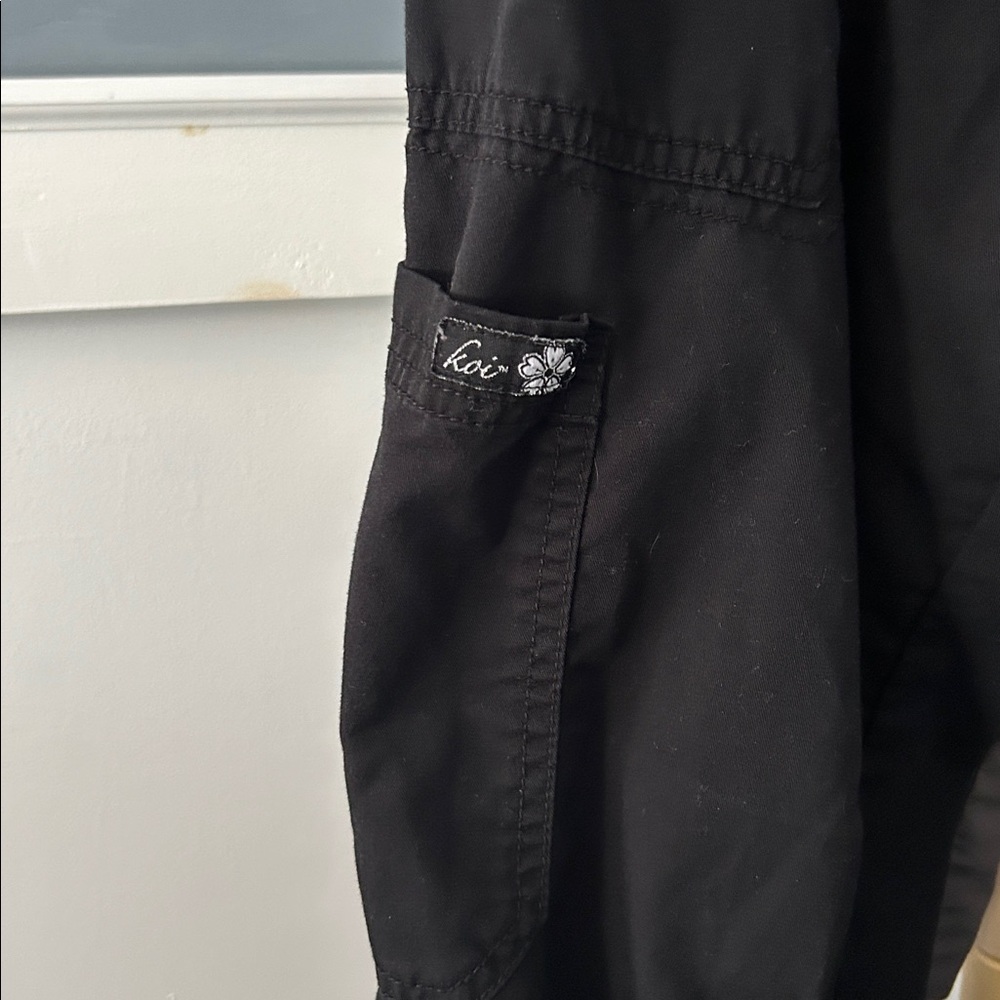 KOI Scrub Pants | two pairs | Black and Gray - Picture 5 of 8